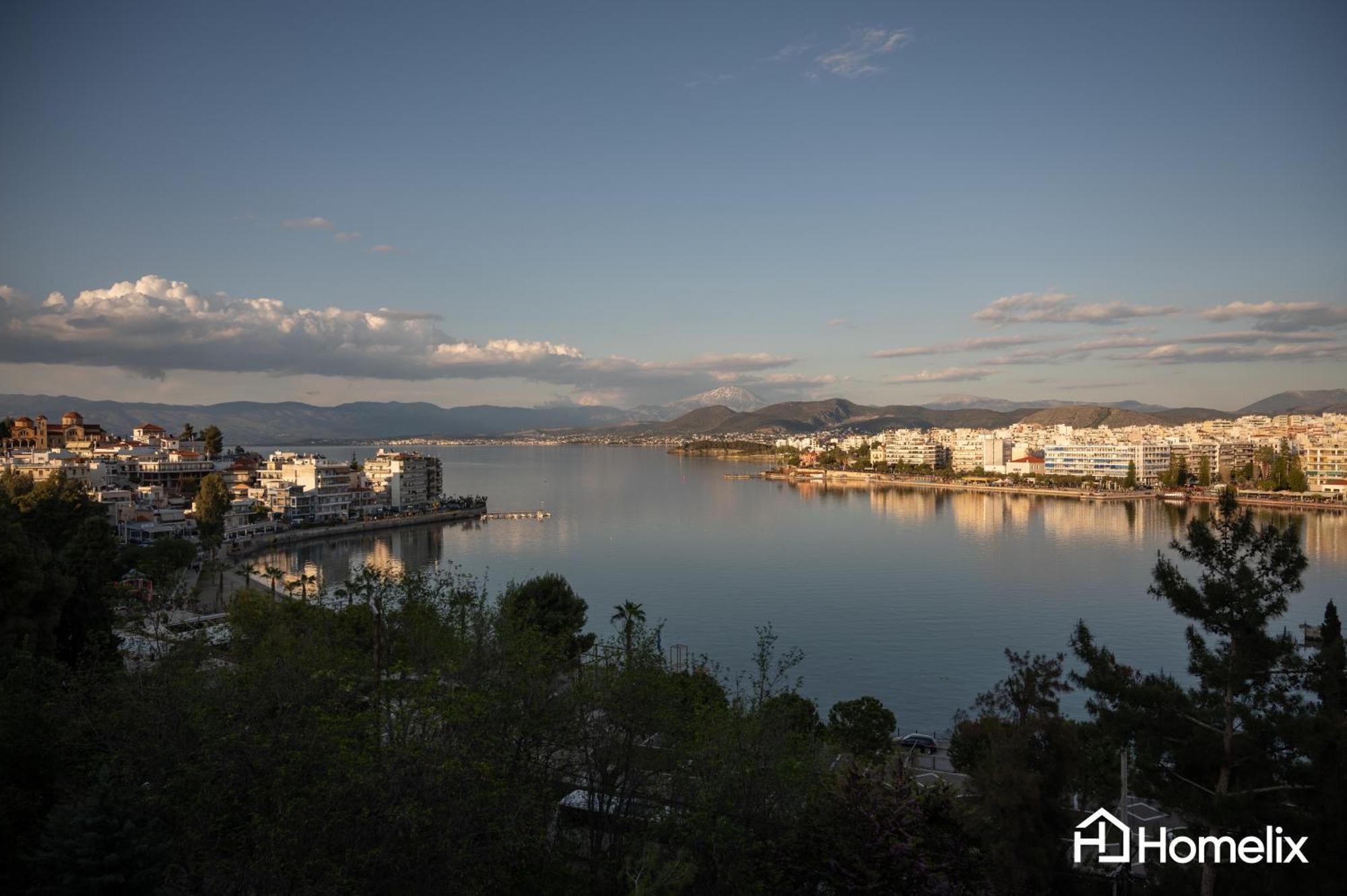 30M² Cosy Studio With Panoramic Sea View Chalkida Luaran gambar